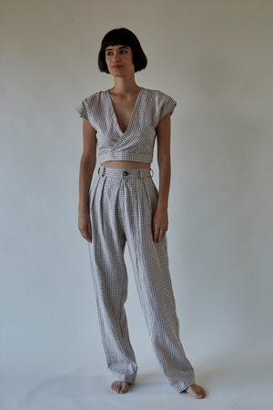 
                  
                    LINEN CHORESUIT / GINGHAM
                  
                