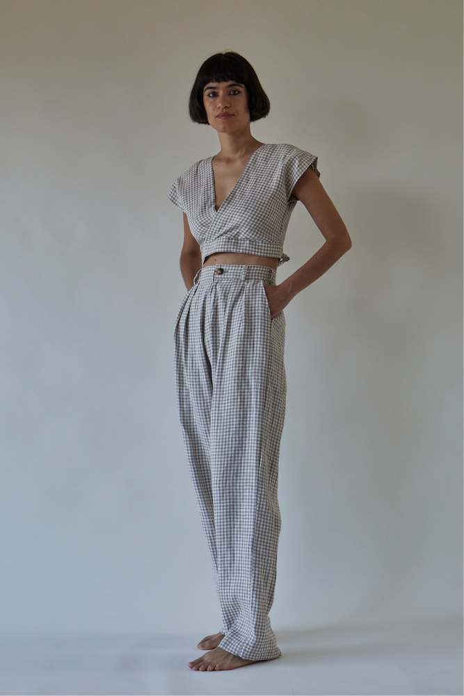 
                  
                    LINEN CHORESUIT / GINGHAM
                  
                