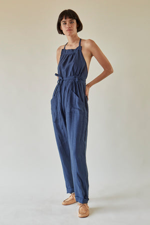 
                  
                    CROSSBACK JUMPSUIT / COBALT
                  
                