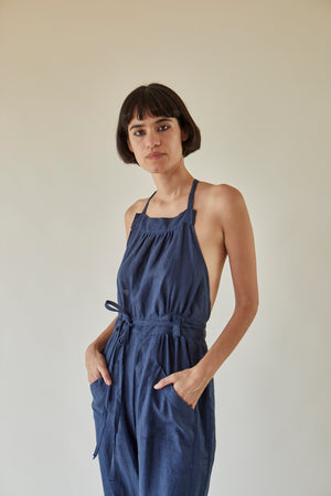 
                  
                    CROSSBACK JUMPSUIT / COBALT
                  
                