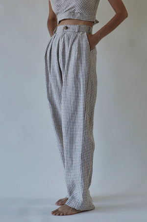 
                  
                    WRITING PANT / GINGHAM
                  
                